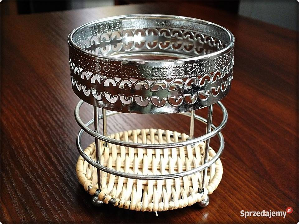 Koszyk Koszyczek na sztucce z PRL Nowy nie Żary