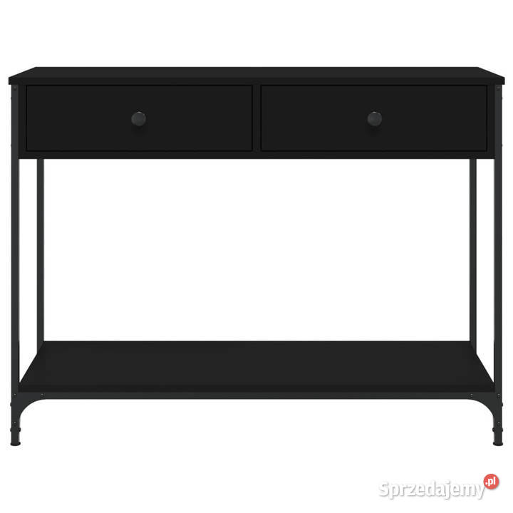 Stolik konsolowy czarny 100x345x75 WM834170 Warszawa