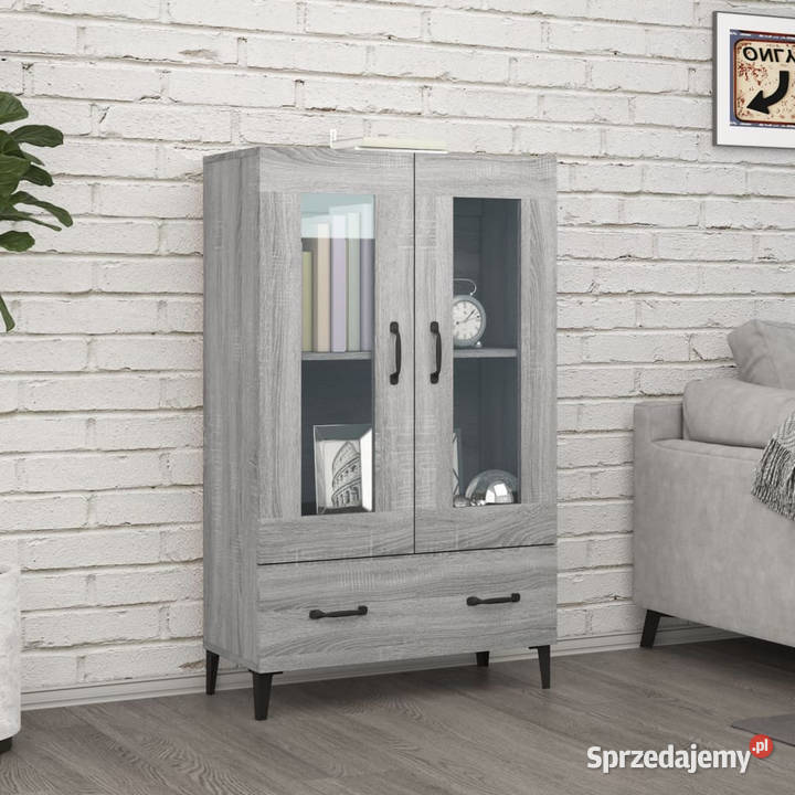 Szafka szary dąb sonoma 70x31x115 materiał Warszawa