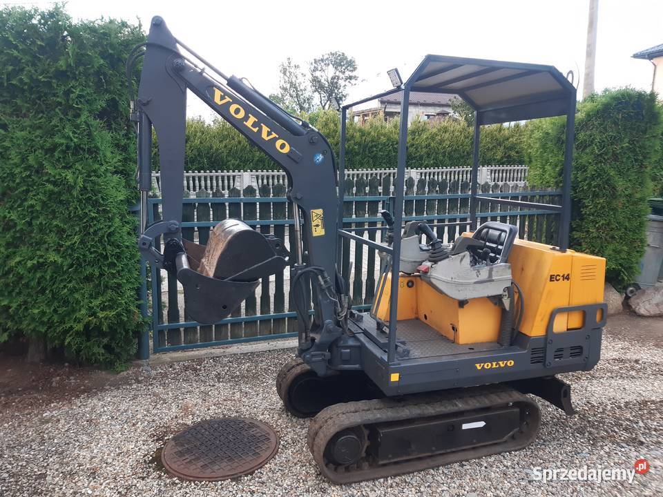 minikoparka volvo ec14 jcb kubota cat bobcat Majdan Królewski