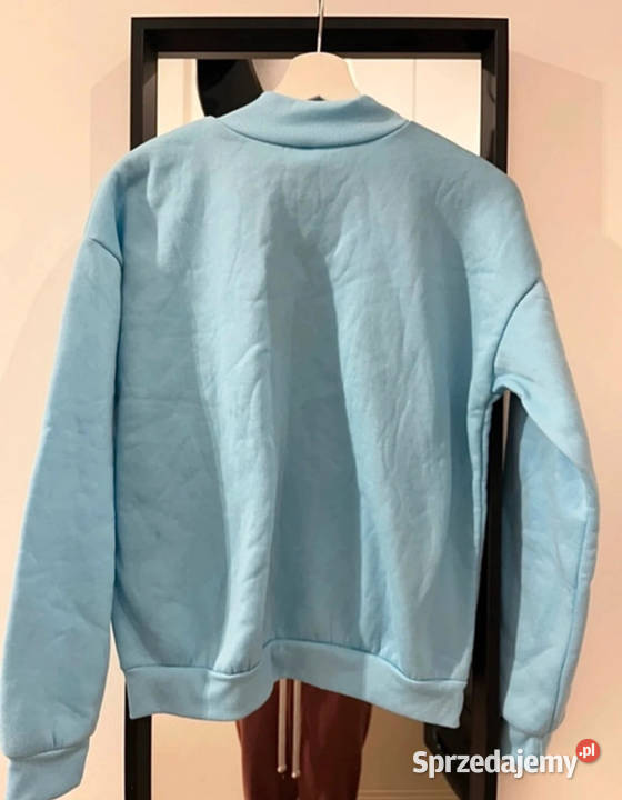 Bluza z logo kpop army BTS w niebieskobiałym Łódź sprzedam