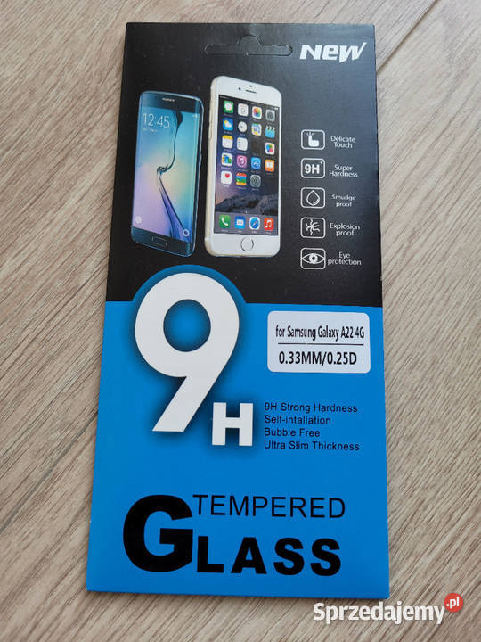 Szkło Hartowane 9H do Samsung Galaxy A22 4G 1 Poznań