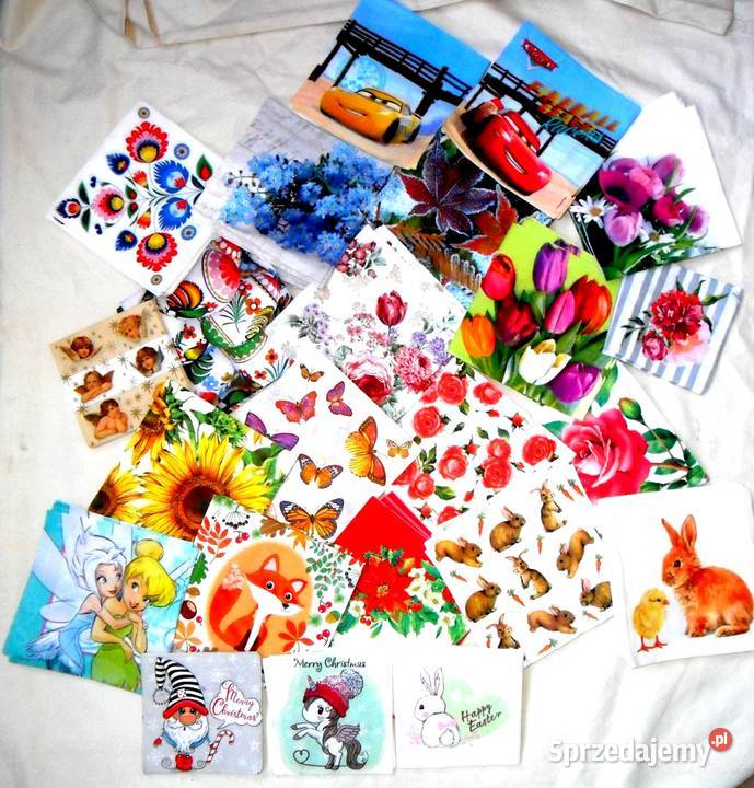 Serwetki papierowe do decoupage Zestaw prawie Biała Podlaska