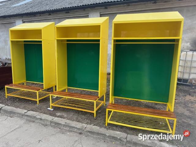 Szafa ubraniowa BHP z ławką Głogówko