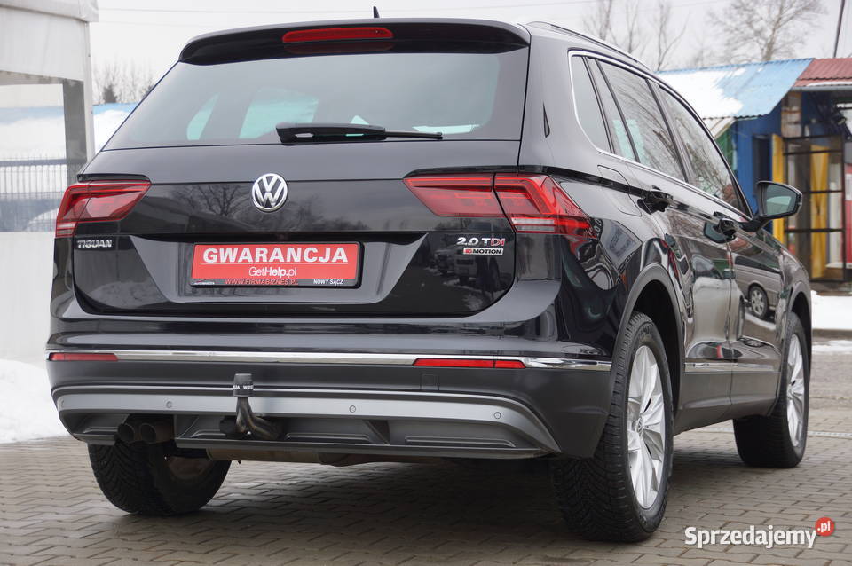 Volkswagen Tiguan 20 TDI CR 190 4x4 DSG Navi VAT marża małopolskie Nowy Sącz