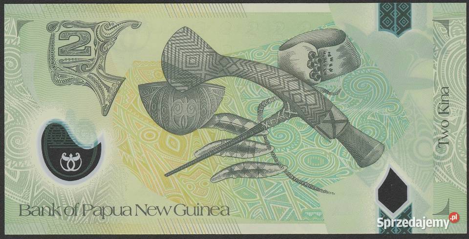PAPUA NOWA GWINEA 2 KINA 2013 STAN BANKOWY UNC Numizmatyka Łódź
