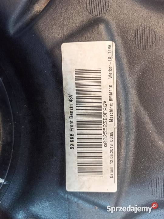 AUDI A5 8W ZBIORNIK PALIWA 8W6201021D 14 TFSI osobowe dolnośląskie