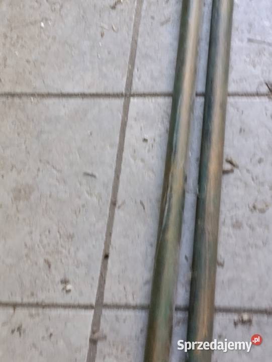 dwie rurki metalowe komplet Poznań sprzedam