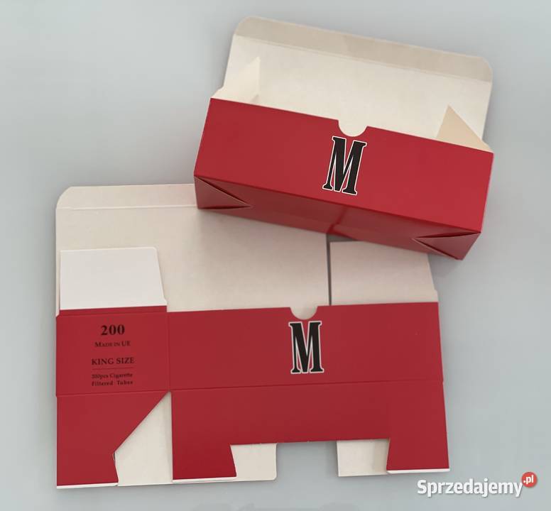 Opakowania paczki pudełka na gilzy papierosowe Pozostałe łódzkie Łódź