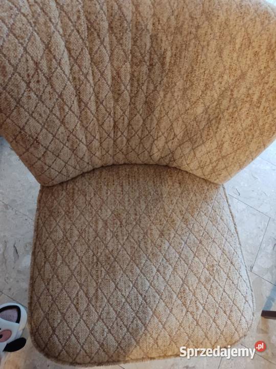 stary fotel PRL muszelka Gorzów Wielkopolski