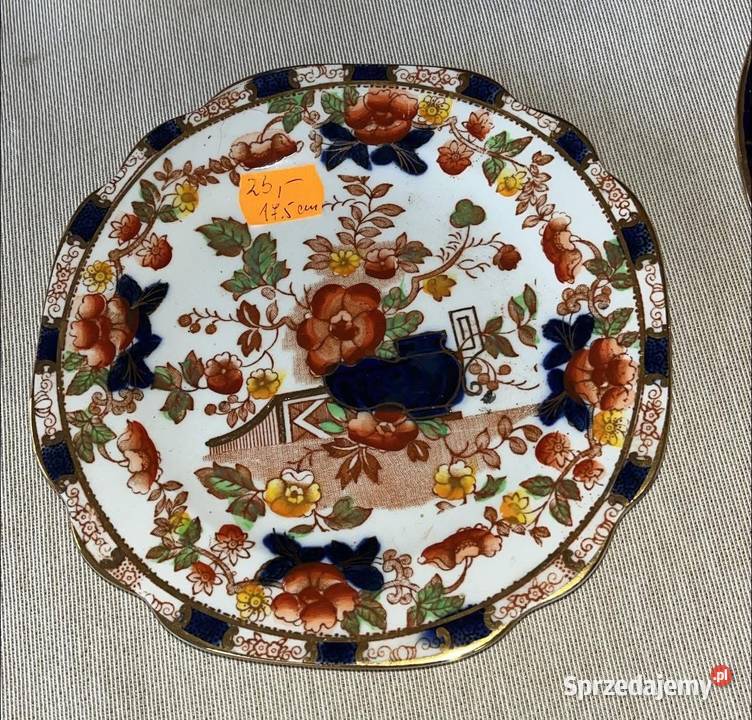 Angielski talerzyk deserowy Porcelana i szkło Gdańsk sprzedam