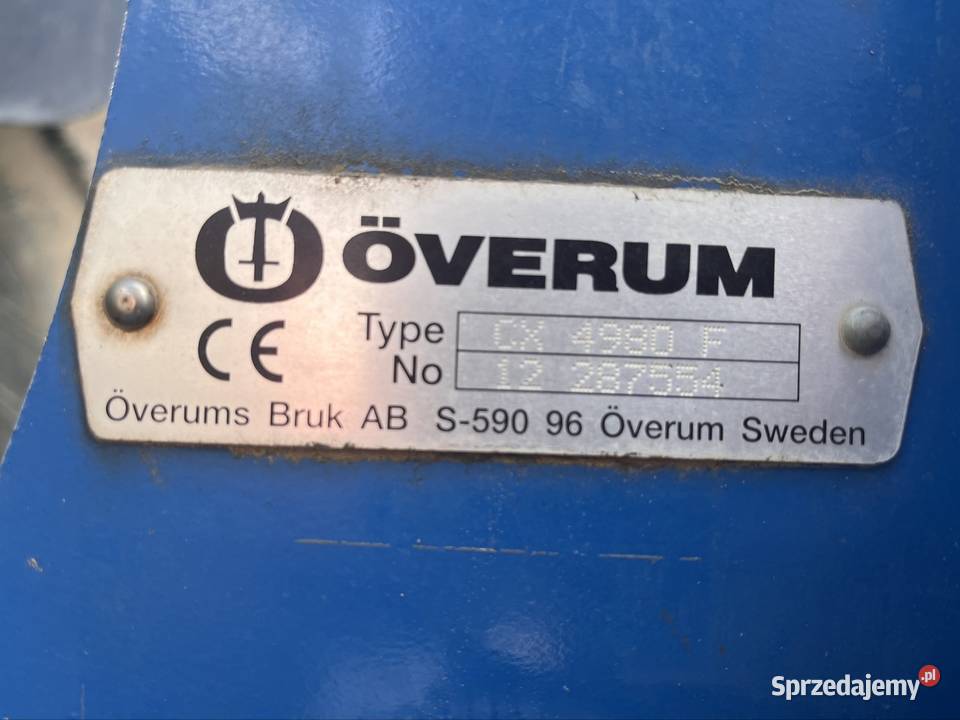 Pług obrotowy 4 skiby overum cx kuhn amazone