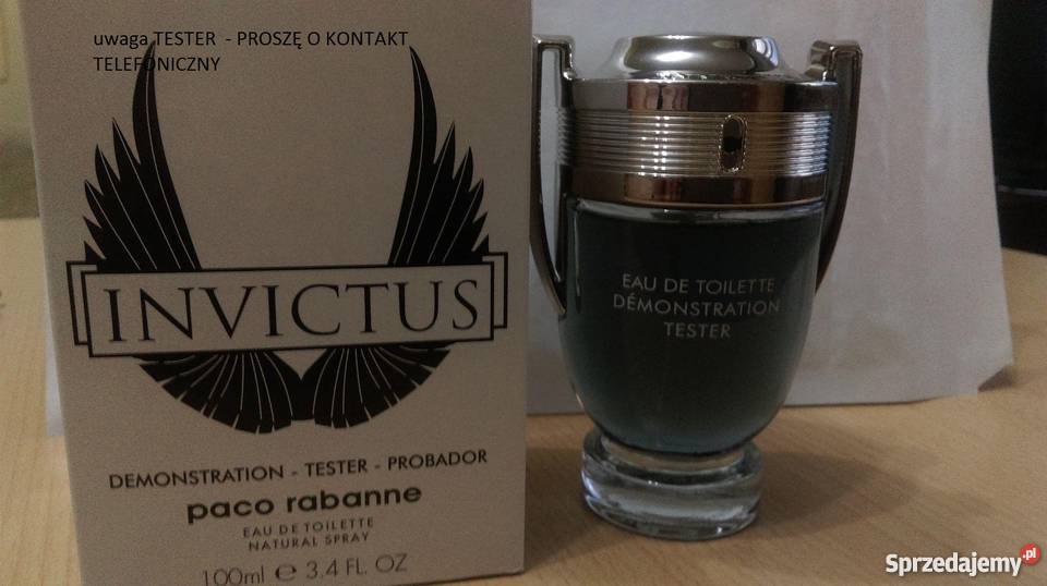 Pacco Rabanne INVICTUS 100ML tester Łagów