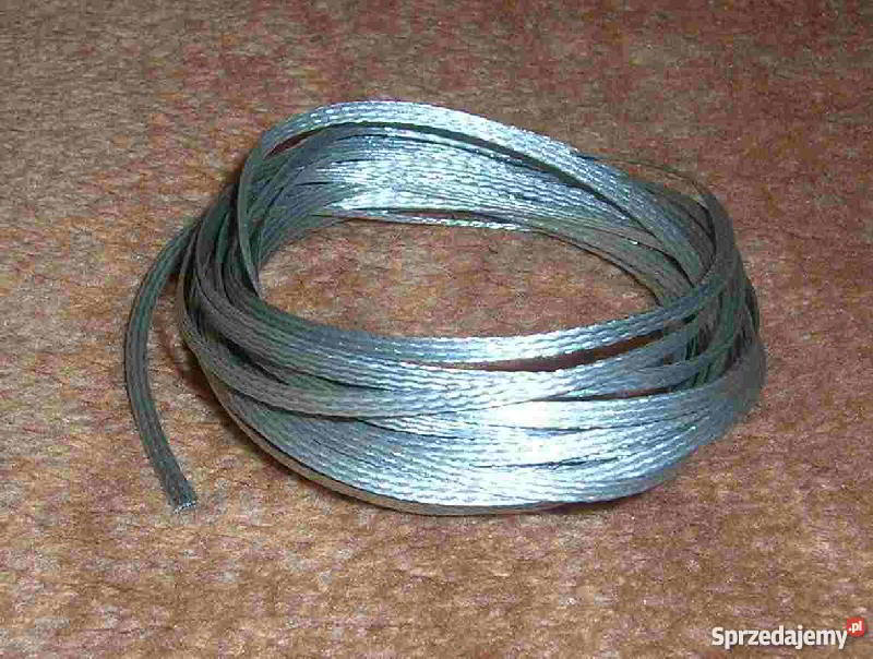 Plecionka drut miedziany cynowany 1624mm 25m mazowieckie Wyszków