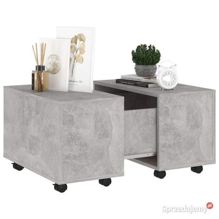 Stolik kawowy szarość betonu 60x60x38 WM806862 Warszawa