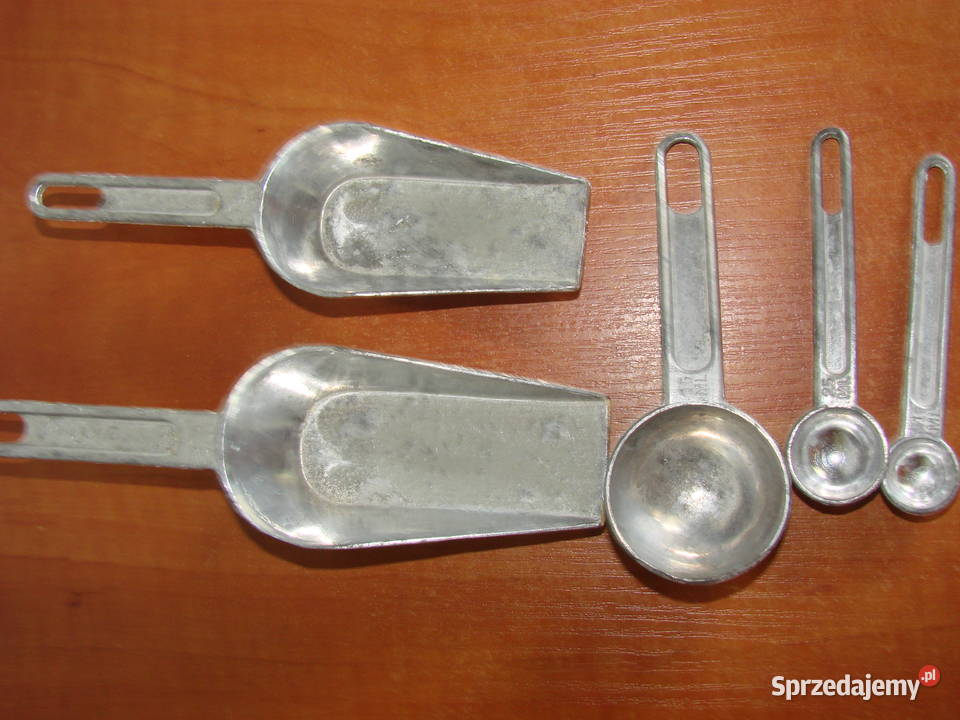 stare aluminiowe łopatkimiarki pomorskie Pruszcz Gdański