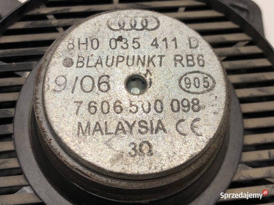 GŁOŚNIKI KOMPLET AUDI A3 8P 8H0035411D Hatchback podkarpackie