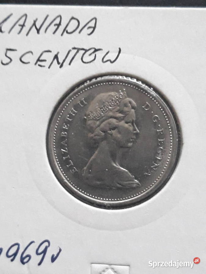 25 Centów Kanada 1969 r Konin