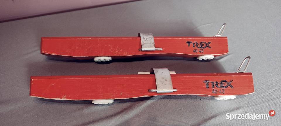 Ochraniacze na płozy łyżew drewniane uniwersalne Jasień