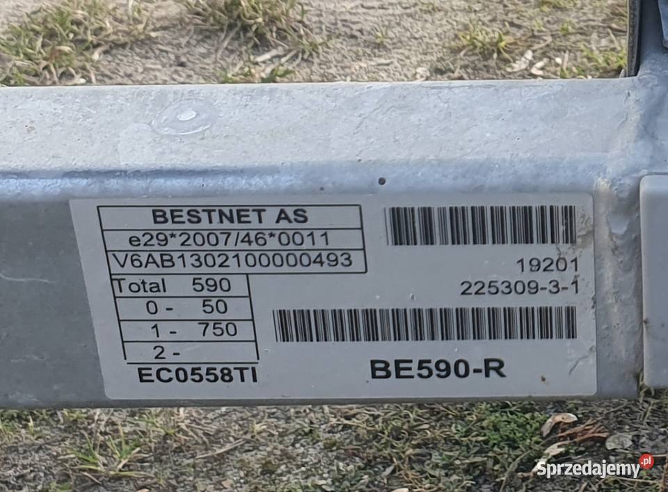 Przyczepa do łodzi łódki skutera wodnego TIKI Pozostałe wielkopolskie Turek