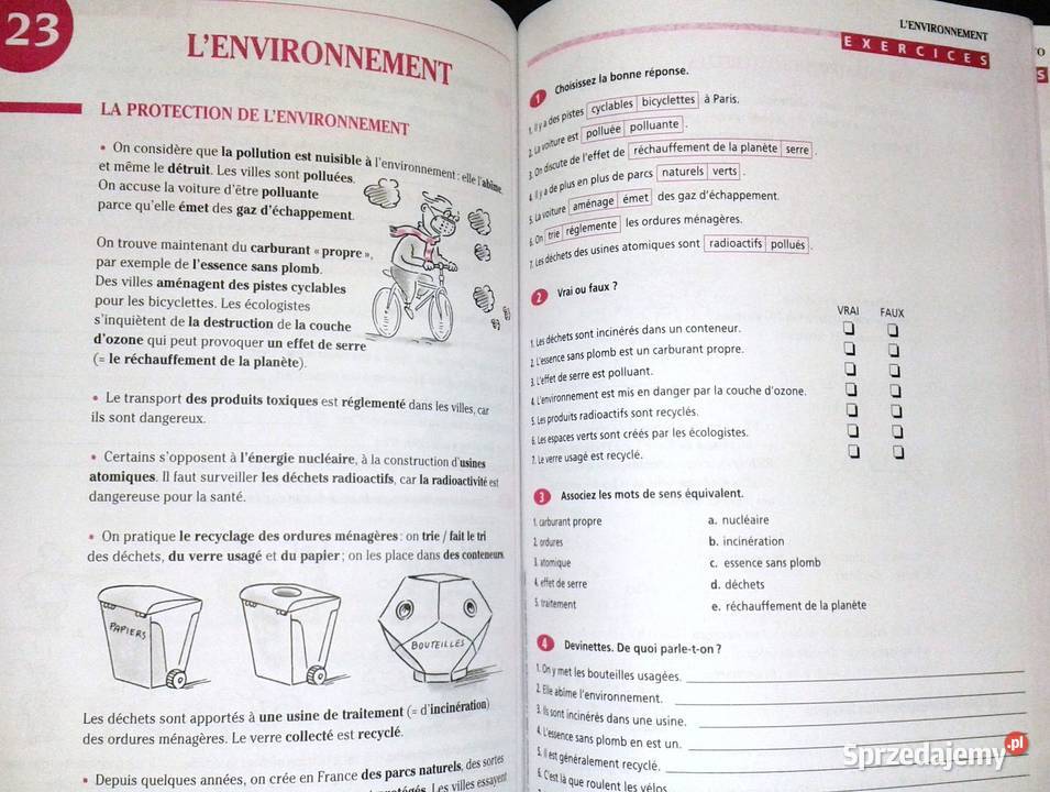 Vocabulaire progressif du Francais avec 250