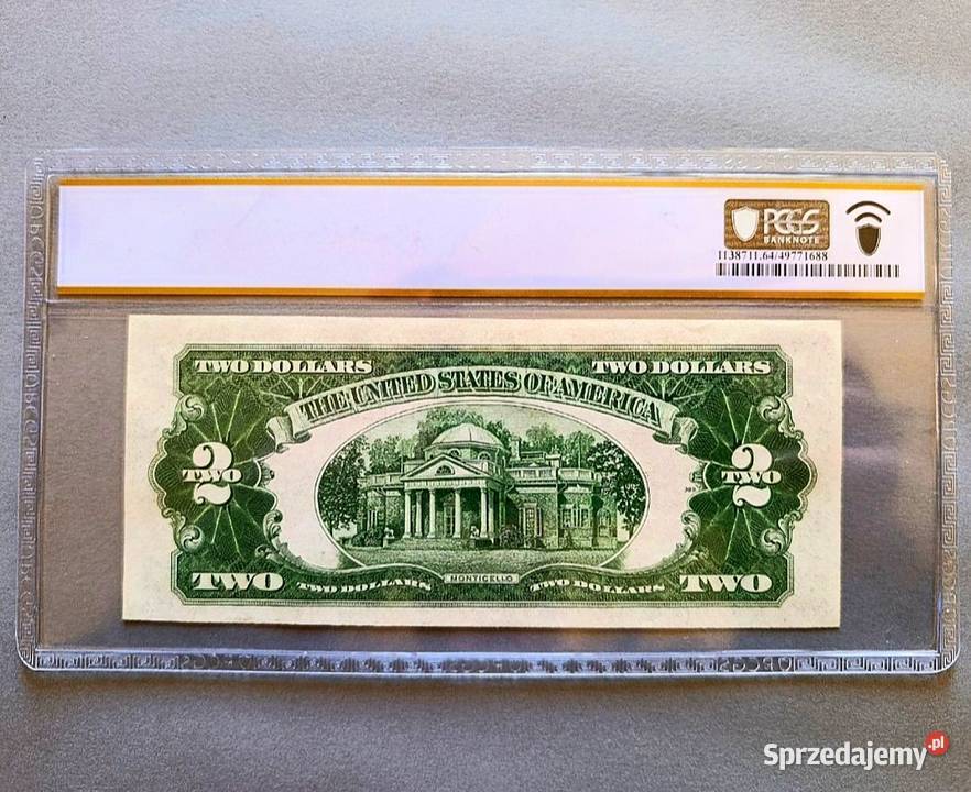 USA 2 Dolary 1928 r Chicago PCGS 64 PPQ RZADKI Węgorzewo
