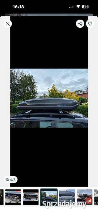 Dachbox Norauto Bermudy 500 524 litry Koło