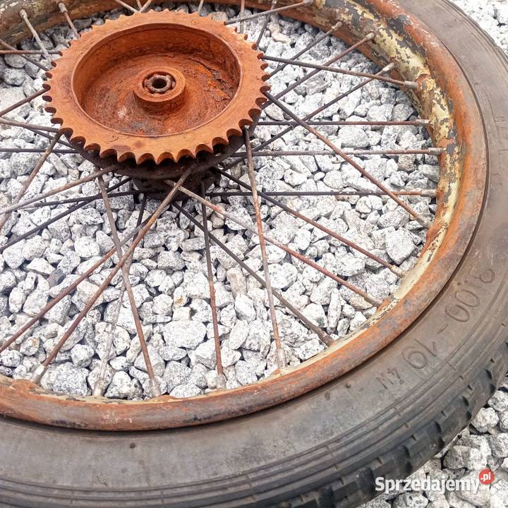 Koło tył SHL M03 Sokół 125 PRL Opony i felgi Oława