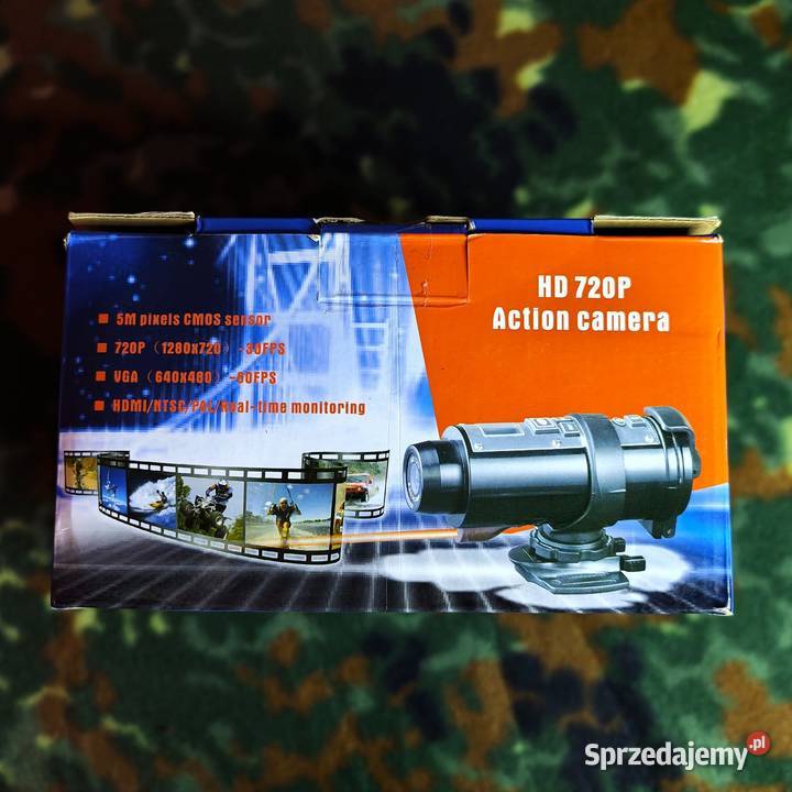 Profesjonalna Kamera Sportowa POSEJDON HD 720P Ząbki