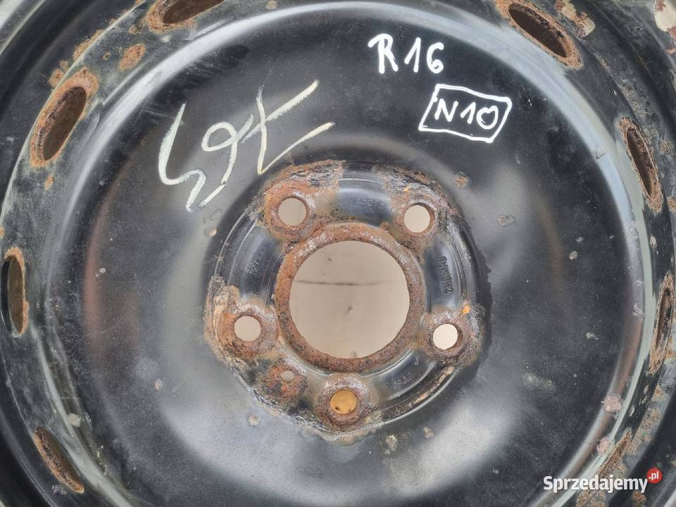 Renault Trafic III KOŁO ZAPASOWE Zapas felga Średnica 16" Rudka