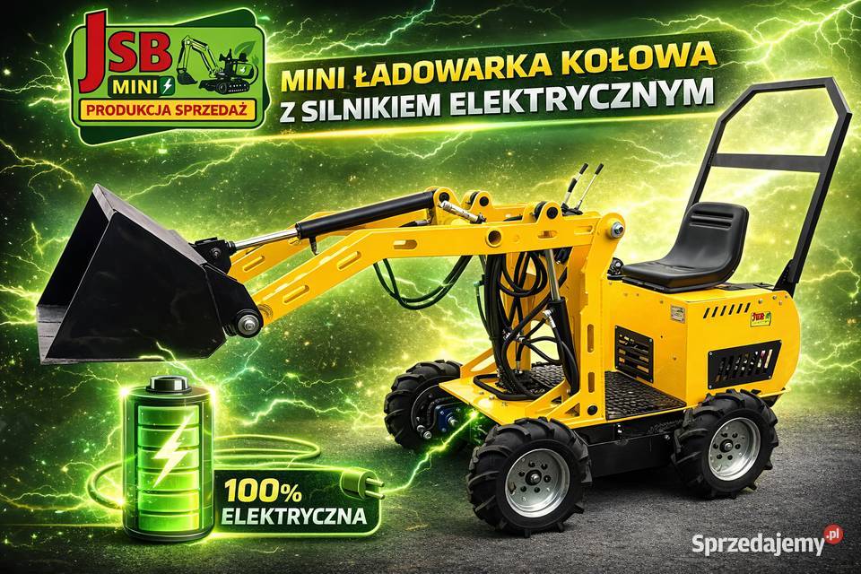 Elektryczna Ładowarka Koparka Wozidło NOWE 2026 Toruń