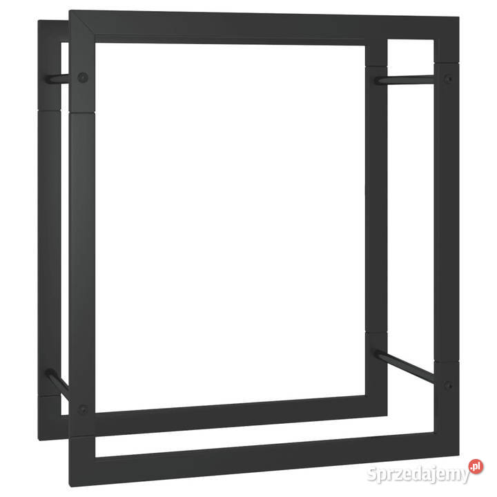 Stojak na drewno matowy czarny 50x28x56 stalowy mazowieckie Warszawa sprzedam