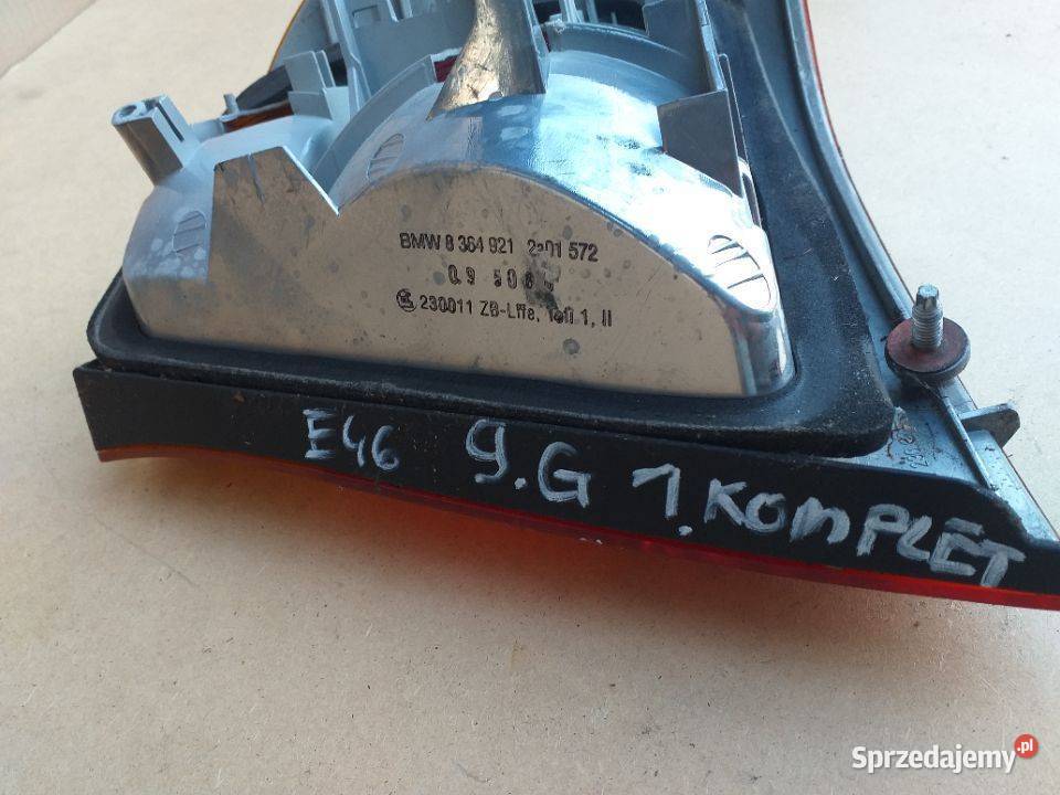 9G Lampa Tył BMW E46 Orginał europa 1xLewa świętokrzyskie Włoszczowa sprzedam