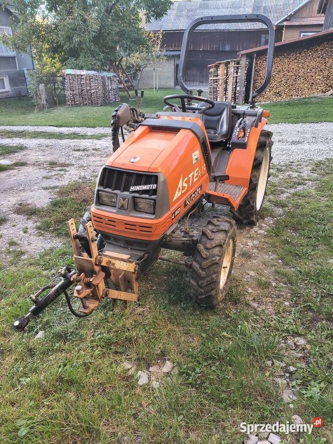 Traktorek 4x4 Kubota Aste A19 Hinomoto CX19 pług Blizne