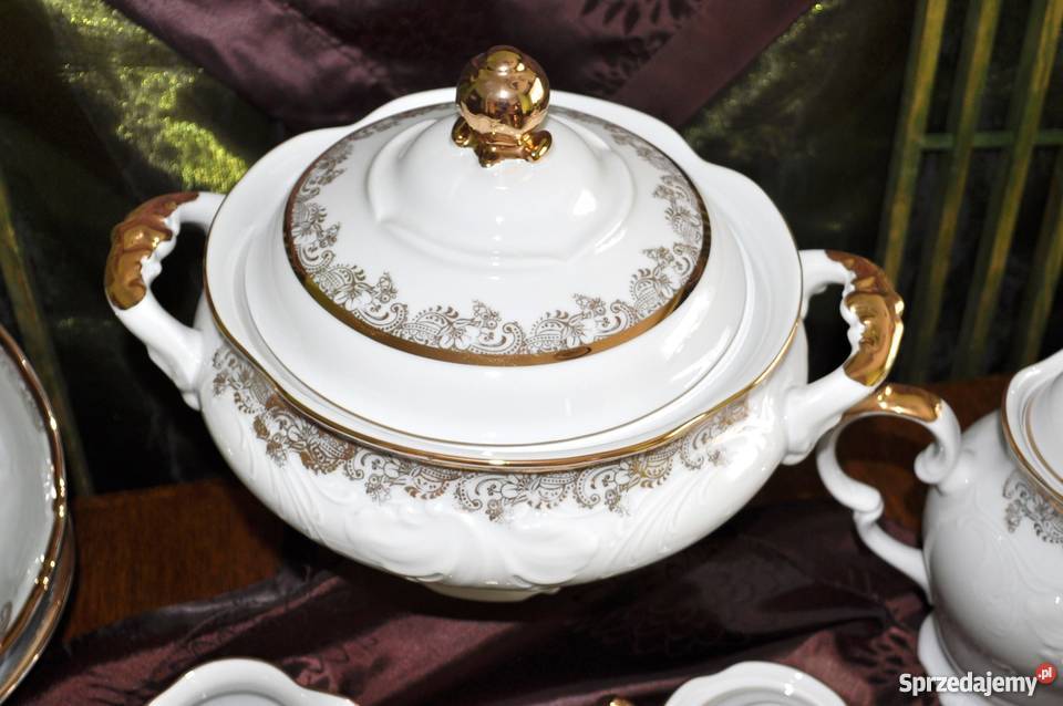 Fryderyka Złoty 12108 serwis obiadowo kawowy dolnośląskie Wałbrzych