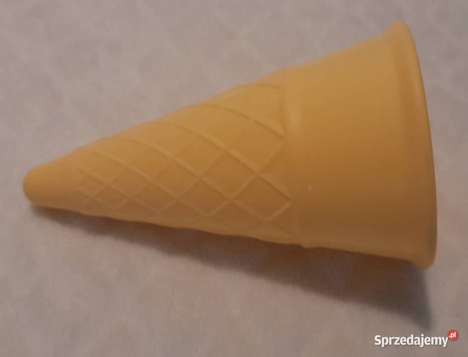 Rożek lody plastikowy sztuczny wafelek 11 Czeladź
