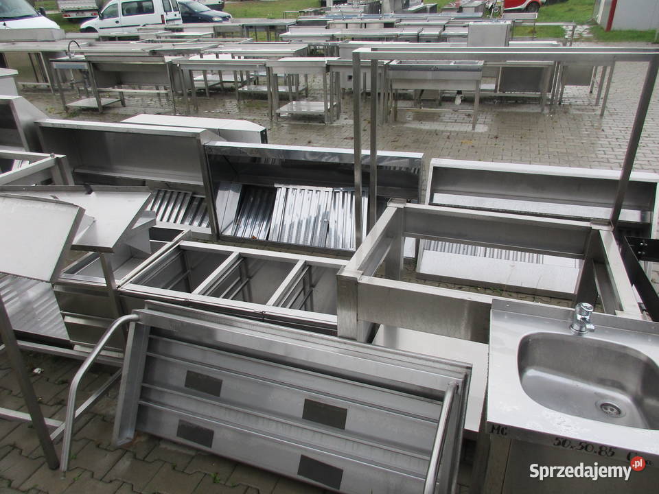 Zlew Szafa Okap Regał MEBLE ZE STALI NIERDZEWNEJ wielkopolskie
