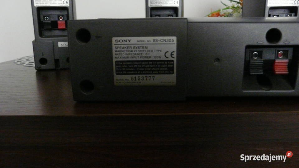 ZESTAW GŁOŚNIKÓW SONY 51 Głośnik SSCN30 4 Wolsztyn