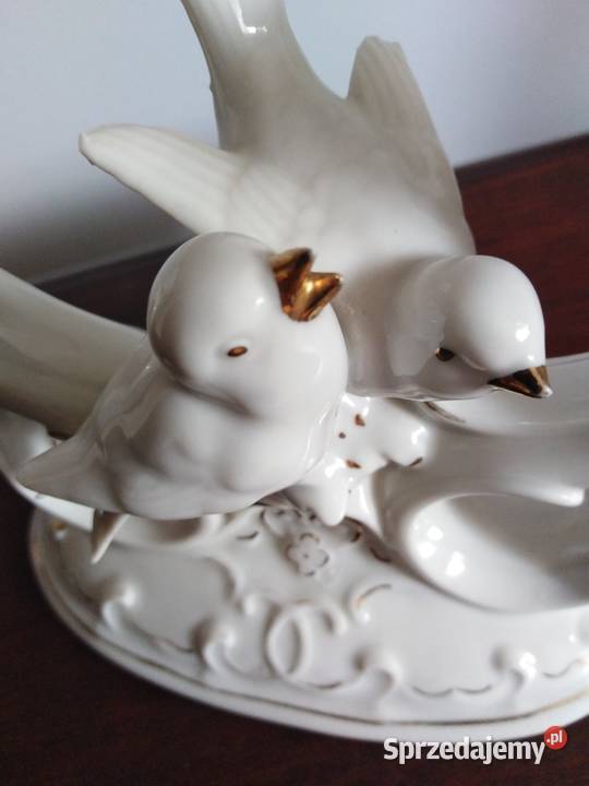 Grafenthal świecznik dwuramienny porcelanowy