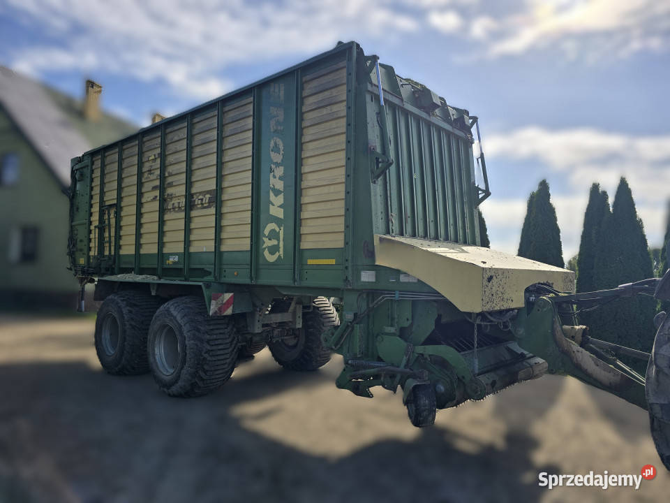 Przyczepa samozbierająca KRONE ZX 450 GD oś Kuków
