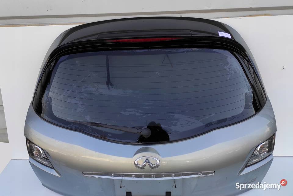 SZYBA KLAPY BAGAŻNIKA TYŁ TYLNA INFINITI FX35 Nowy Tomyśl