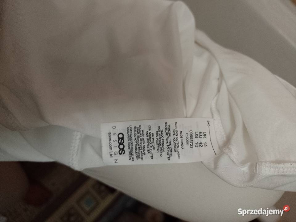 42XL ASOS DesignBiała halka pod sukienkę z
