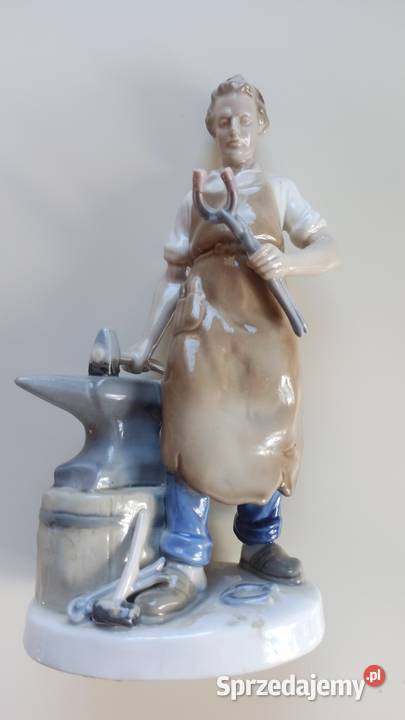 Figurka kowala Niemiecka figurka wyprodukowana w Gdańsk sprzedam