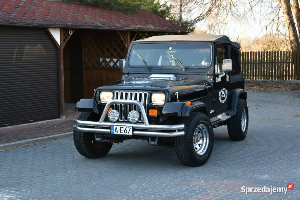 Jeep Wrangler YJ 25 125 Manual 1991r 4x4 Skóra 125KM Wrangler mazowieckie Kampinos