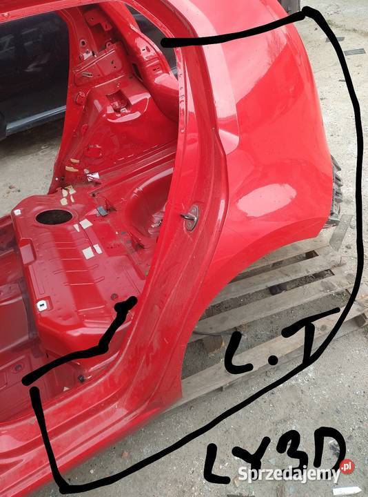 Karoseria Dach Błotnik Słupek Próg Lak LY3D Seat