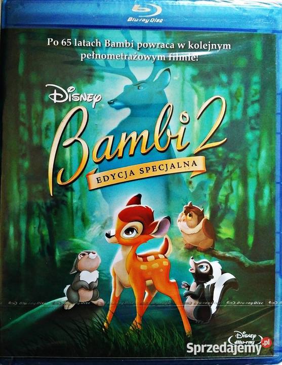BAMBI 1 2 EDYCJA SPECJALNA 2xBLURAYDVD 3 DYSKI wielkopolskie Kalisz