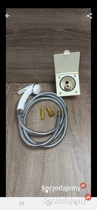 Prysznic zewnetrzny ze słuchawką i wężem Reich Kutno