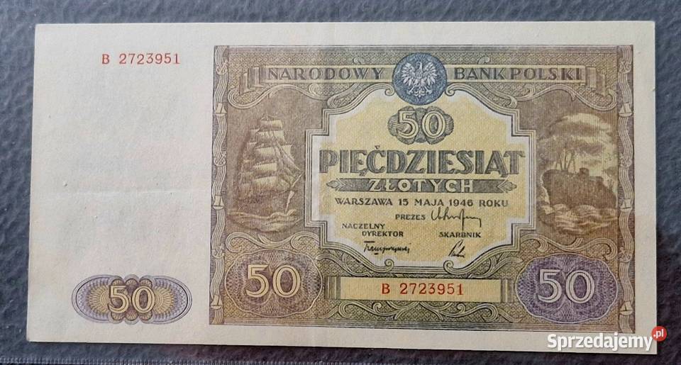 20 19461947 50 19461947 100 1946 śląskie Sosnowiec sprzedam