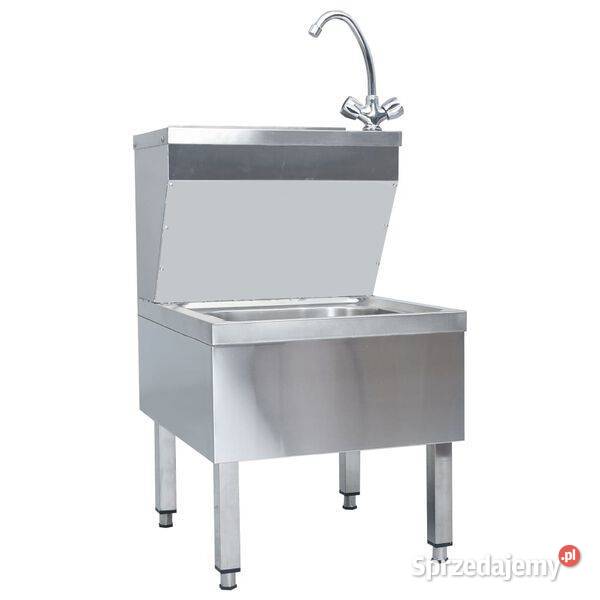 Umywalka gospodarcza z kranem wolnostojąca stal Warszawa