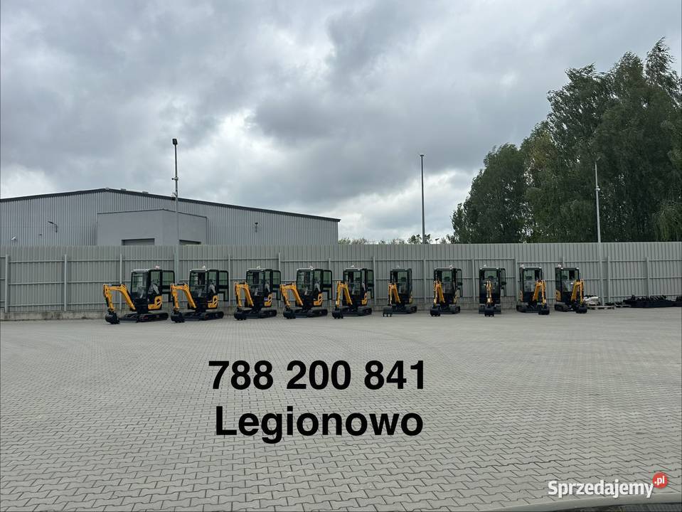 Minikoparka Kubota D902 nowa gotowa mazowieckie Legionowo sprzedam